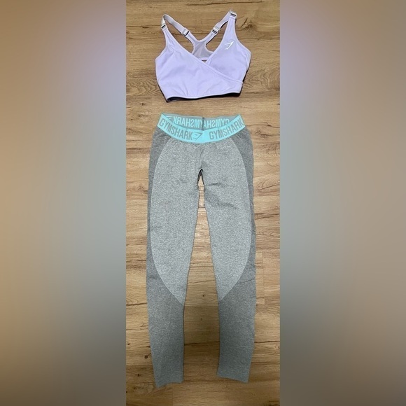 Set GYMSHARK Elite Sports Bra & Flex Leggings Size Small NWOT - Picture 3 of 13